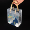 Custom Logo Fancy Clear PVC PET PP Plastic Packaging Gift Boxes Plastic Bag With Ribbon