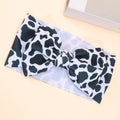 CN Liverpool Bullet Nylon Cow Hair Bow Girls Headband Wide-Brimmed Printed Soft Newborn Fashion Comfortable 7.6Inch