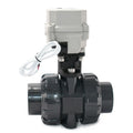 2 Way Upvc Pvc Valve Ac110v-220v Normal Open Dn40 1 1/2" Upvc Electric Ball Valve