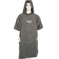 Adult Poncho Towel Custom Cotton Towel Poncho Surf Beach Changing Robe