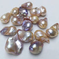 Wholesale 2A Irregular Loose Baroque Large 10-11mm 11-12mm 15-16mm White/pink Purple Natural Baroque Pearls for Jewelry