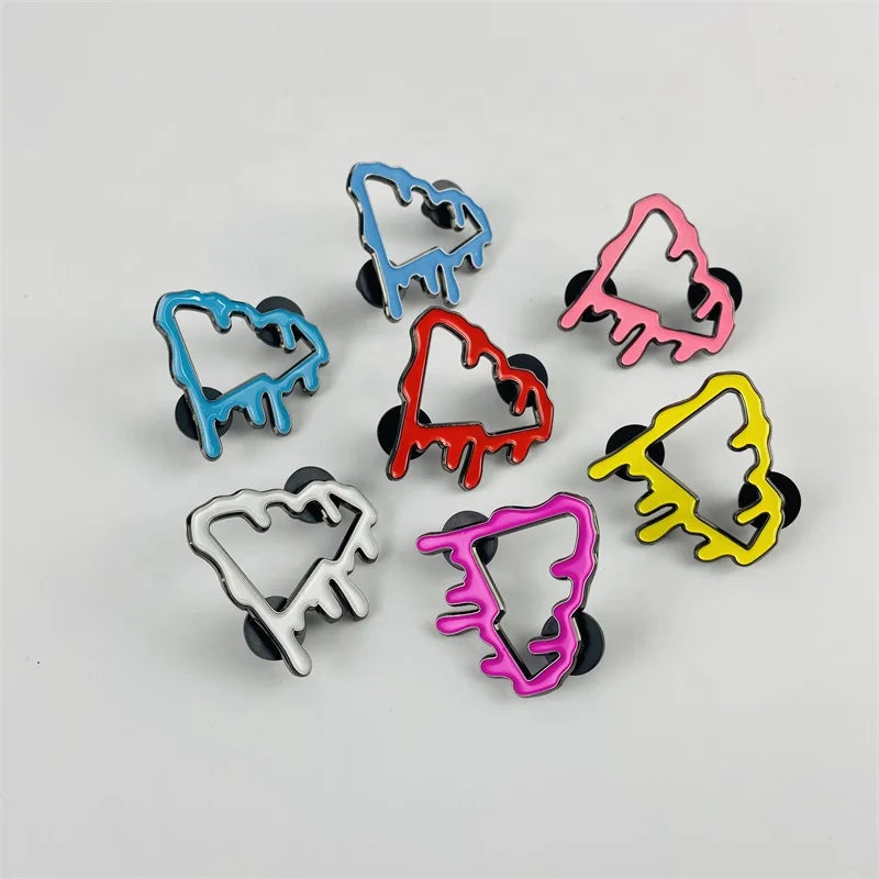 Custom Enamel Hat Clip Frame Pin Spooky Blood Frame Pin Custom Enamel Hat Pins With Logo