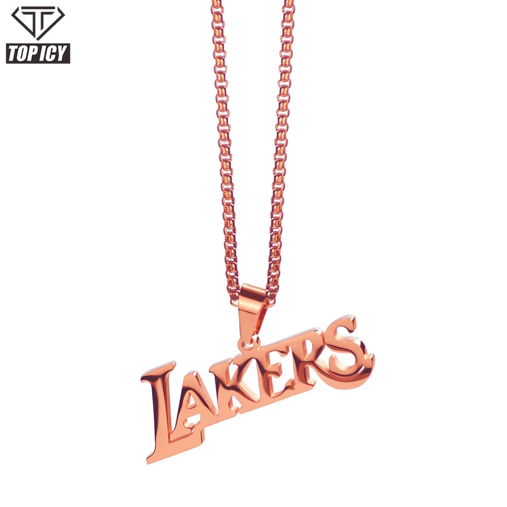 Top Icy Hip Hop Jewelry Custom Name Necklace Stainless Steel Personalized Name Pendant DIY Chain for Men and Women