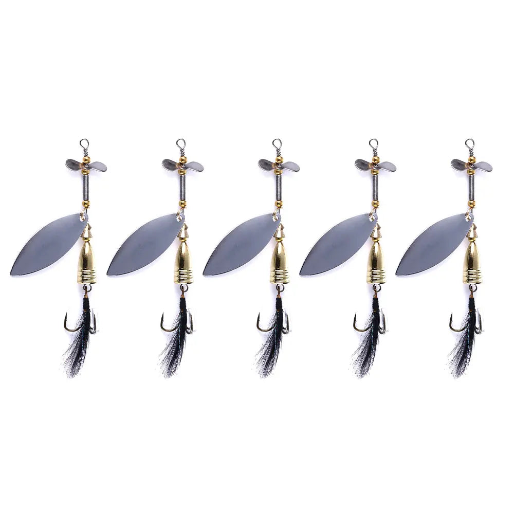 9CM 11.6G Factory Price Fishing Spoon Lures Salt Water Spinner Bait Lure Casting Fishing Lure