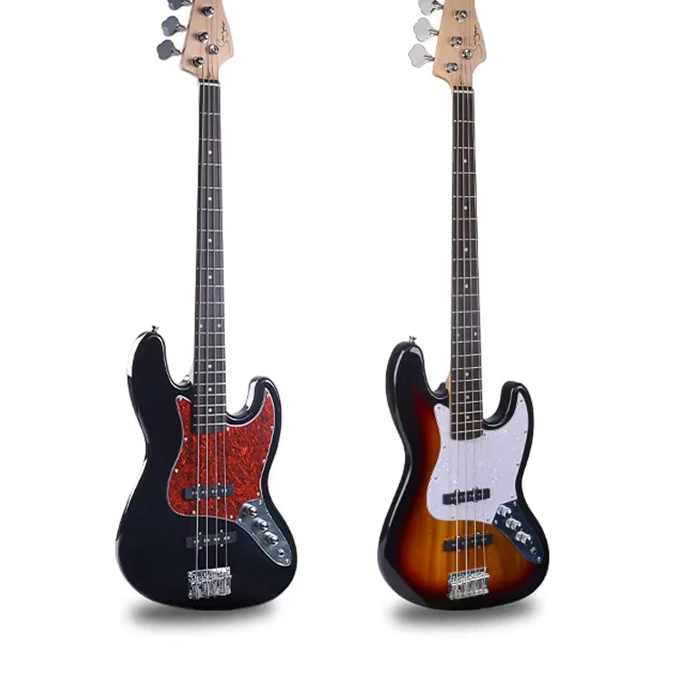 JB-02 China Factory Price 4 String  Electric Bass Guitar for J Style Guitar Bass