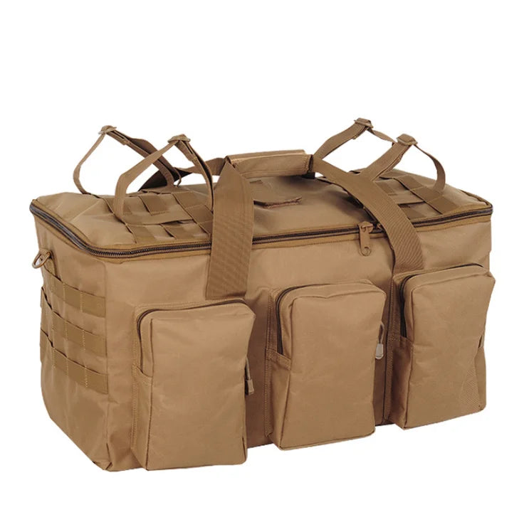 Tactical Duffle Deployment Bag Load Out Bag Sports Equipment Travel Luggage Bag with Backpack Straps