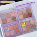 Wholesale 6 Pan Eyeshadow Palette Chunky Glitter Eye Shadow Paint Makeup 3d Shimmer Odm Pigmented Eyeshadow Palette