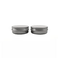 100ml 150ml 200g Custom Black Aluminum Candle Tin Round Decorative Gift Empty Tin Can Jars Aluminum Metal Tins
