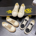 2024 Wholesale Breathable Summer Autumn Casual Running Walking Style Low Top Thick Soled Chunky Canvas Shoes for Women