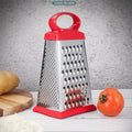 Multi Functional Stainless Steel Kitchen Tool 4-Sided Cheese & Ginger Slicer Grater with Bowl Manual Operation Metal Material