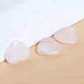 Natural Healing Stones Natural Pink Quartz Heart Shape Crafts Wholesale Gemstone Quartz Crystal Craft for Decoration