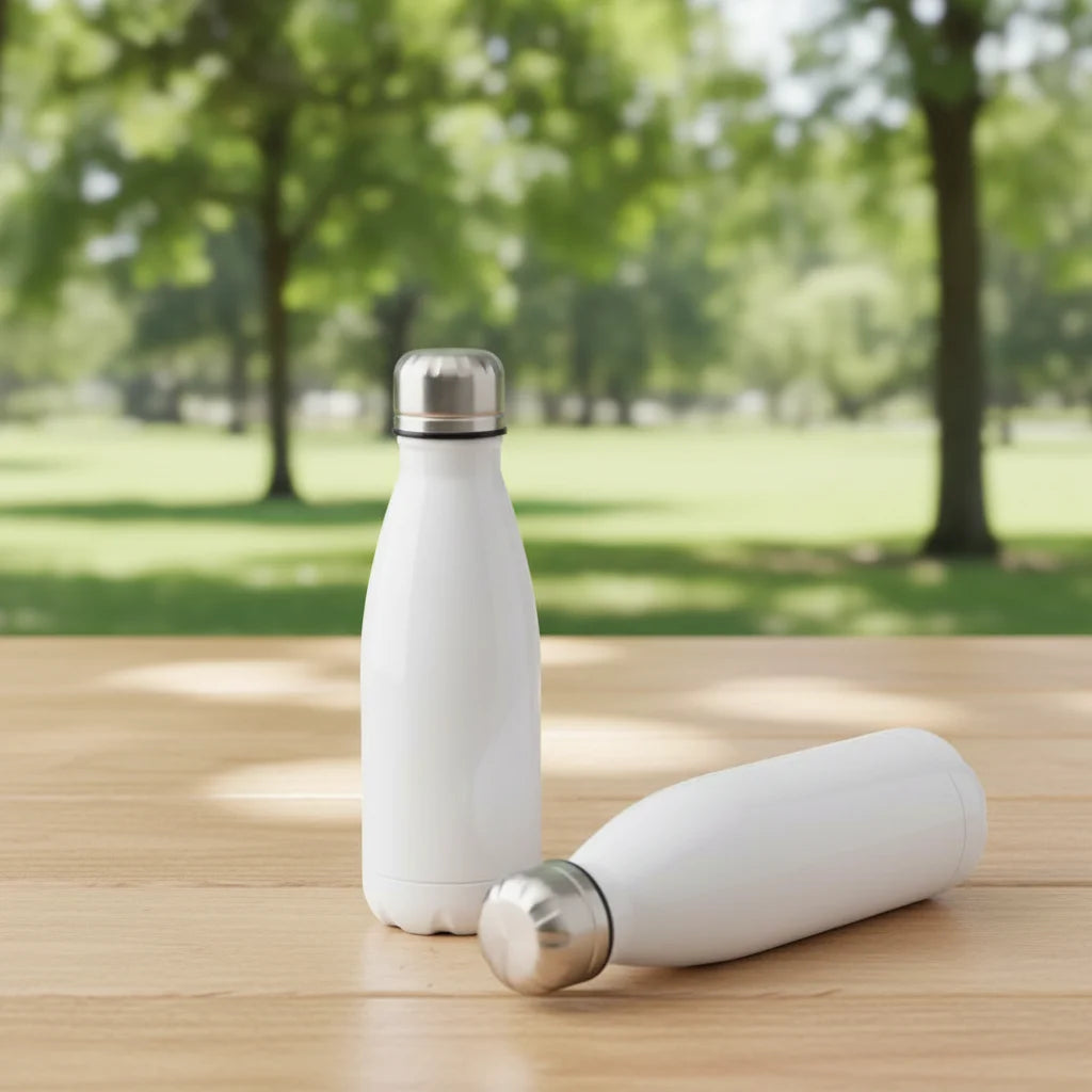 Custom Logo 500ml 750ml Cola Shaped Stainless Steel Vacuum Double Wall Sublimation Blank Thermos Flask Party Portable Minimalist