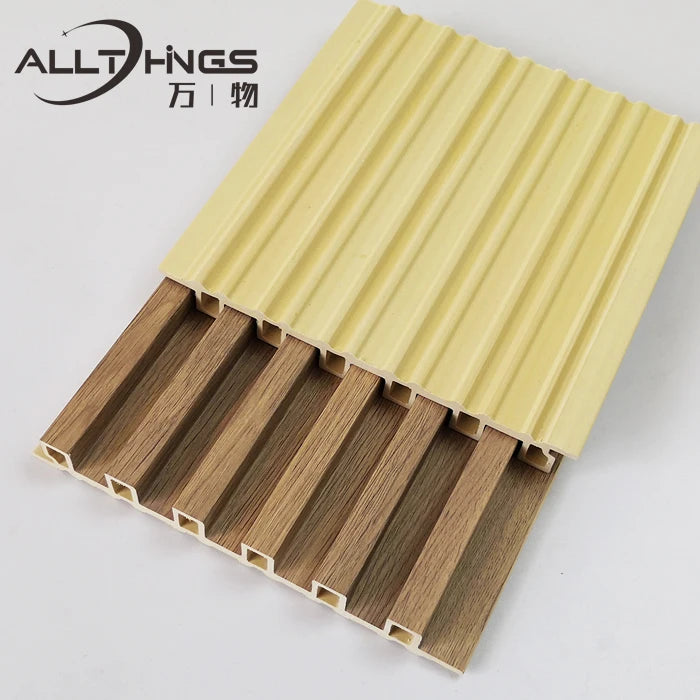 Multi-color WPC Grille Wall Panel Interior Decoration Wood Grain Wallpaper 3d Home Decoration