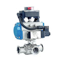Pneumatic Solenoid Valve Three-way Ball Valve
