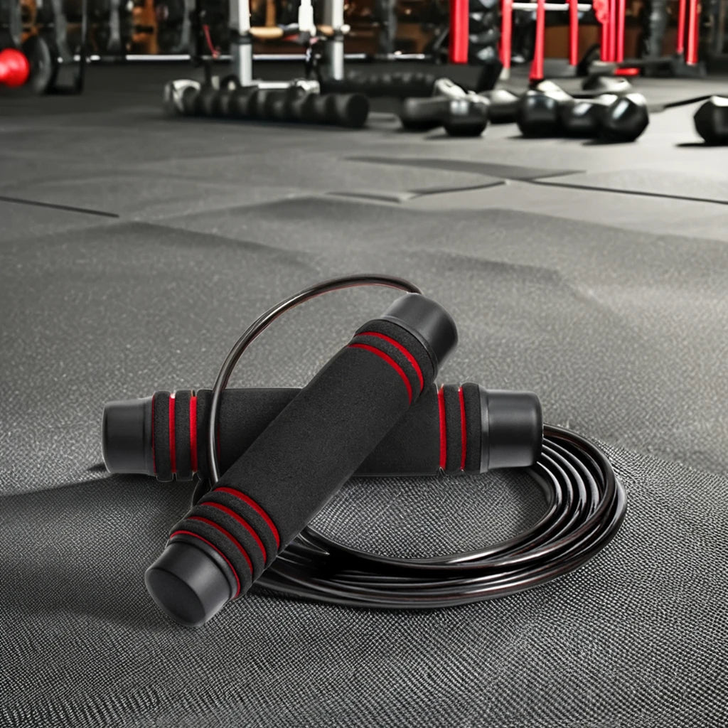 Jump Rope Skipping Wholesale Manufacturers Sports Training Rope Wire Adjustable Speed Skipping Rope Coated Steel PVC Opp Bag 2.8