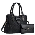 New Versatile Fashion Retro Two Piece Set Simple and Elegant Middle Aged Mom Style Handbags Ladies Bags