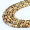 Wholesale Natural Stone Loose Bead Making Materials Picture Jasper Bead 4mm 6mm 8mm Round Gemstone Beads for Jewelry