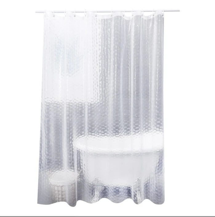 YongHo Wholesale Custom American European  Waterproof Five Star Hotel Cheap Price EVA Bathroom Shower Curtains