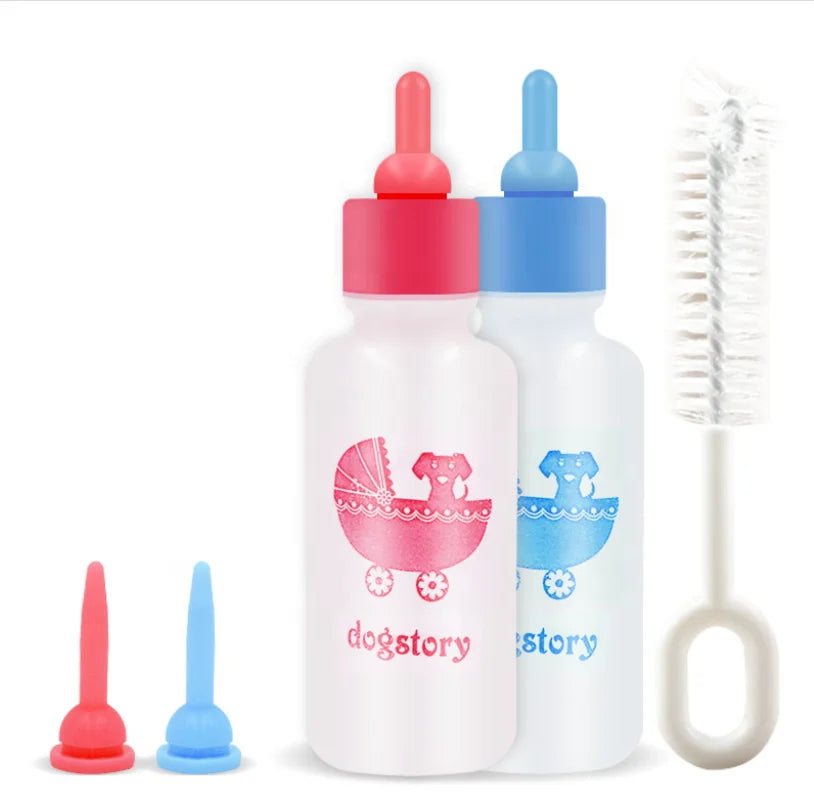 Wholesale Kitten Nursing Bottle Puppy Feeding Bottle Pet Kits for Newborn Kittens Puppies Rabbits Small Animals