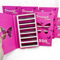 Abonnie Pointy Base Narrow Premade Volume Fan Lashes Long Short Stem Pro Made Fans Eyelash Extensions 1000 Loose Promade Fans