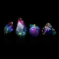 HZ Wholesale Hot Selling Natural rainbow Quartz Crystal Raw Gemstone Pendant Decoration Jewelry