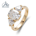 2023 New Design Moissanite Jewelry 14k Gold Moissaanite Cushion and Trillion Shape Moissanite Diamond Ring Necklace Engagement