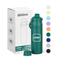 Wholesale 17oz 25oz 40oz Stainless Steel Sports Water Bottle With Lid Custom logo Camping Thermo Insulated Vacuum Flask