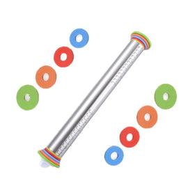 Hot New Design Rolling Pins With Designs for Baking Silicone Mat and Rolling Pin Blue Big Rolling Pin