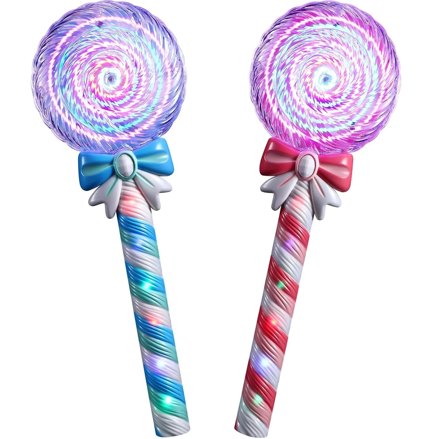 Carnival Party Light Spinning Flashing Music Lollipop Wand Led Lollipop Wand Magic Stick