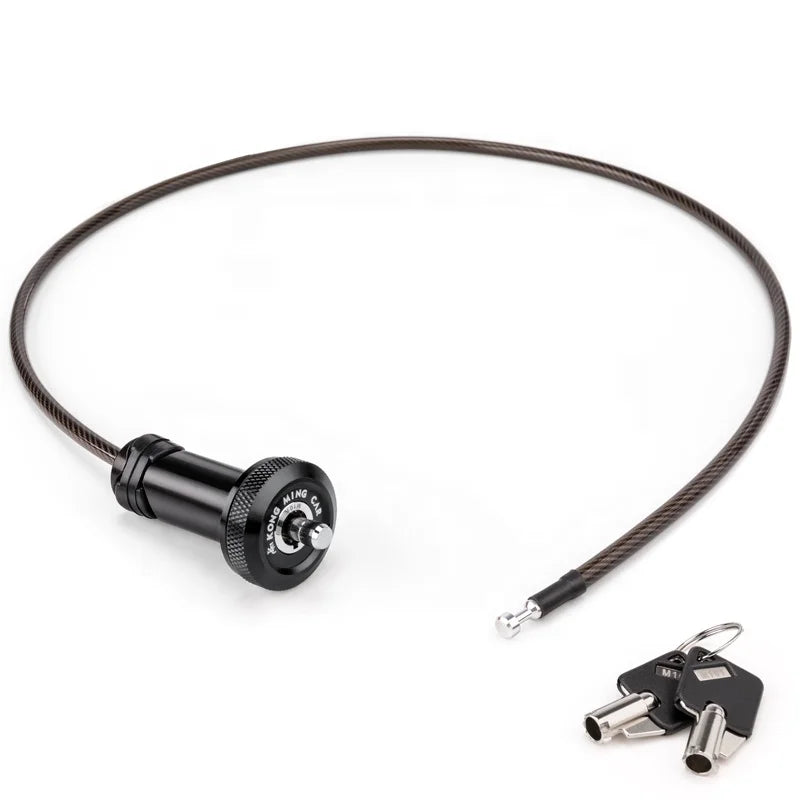 KONG Brand Bicycle Lock Concealed Handlebar Cable Lock Portable Anti-theft Bike Helmet Lock