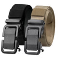 3.4cm Outdoor Tactical Belt Nylon Belt with Alloy Button Men's Canvas Belt
