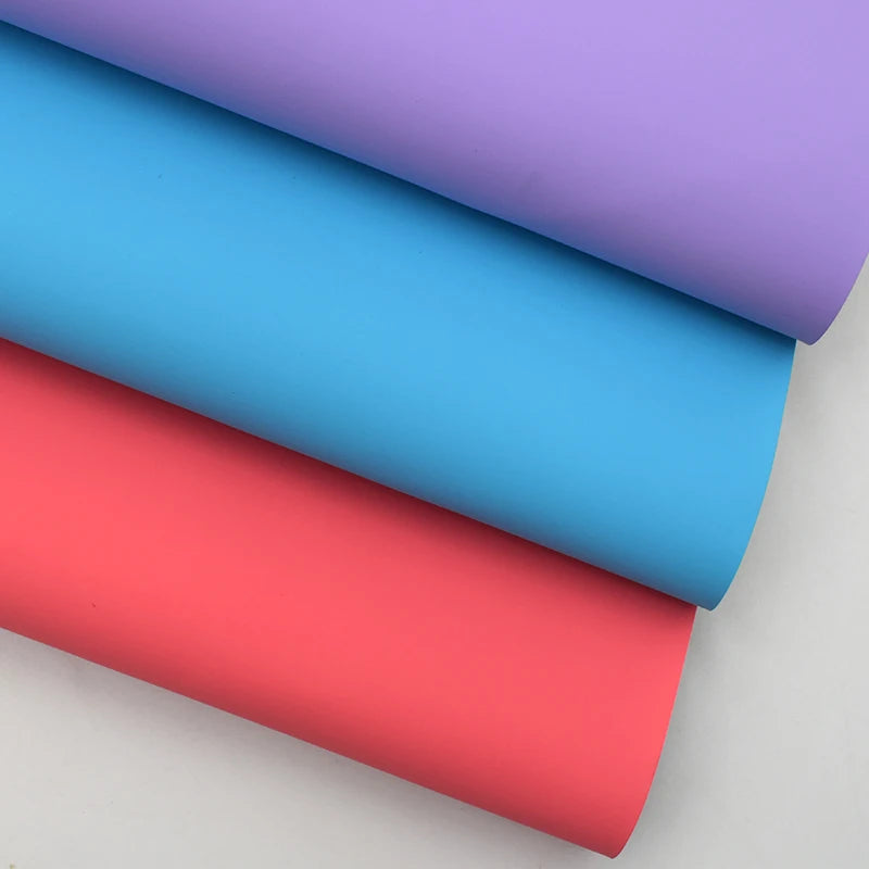 1.0mm Thick Matte Pu Synthetic  Leather Vinyl Fabric for Handbags Shoes