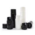 Empty Plastic Cosmetic Make up Black Airless Pump Bottle 30ml for Vacuum Lotion Cream