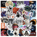 50Pcs NASA Astronaut Space Rocket Graffiti Stickers for Laptop Notebook Wall Vinyl Galaxy Stickers