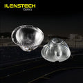 Asymmetric 25 Degree Led Optical Lens 3535 Smd Pmma Lens for Led Lamp