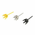 Wholesale Stainless Steel Six Claws Clasp Blank Base Claw Setting DIY Crystal Rhinestone Earring Back Ear Stud Jewelry Findings