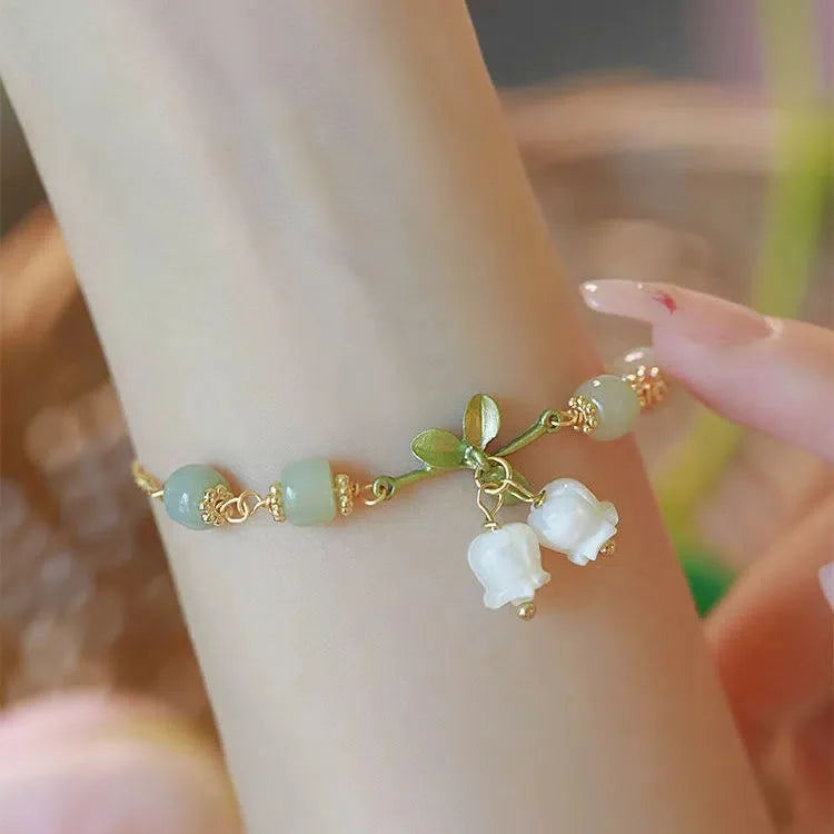 Popular Instagram Niche Design Sense Bracelet Set Light Luxury Friendship Bracelet Flower Bracelet