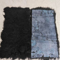 New Products Natural Color Goat Skin Long Hair Goat Fur Mongolian Sheep Fur Pelt