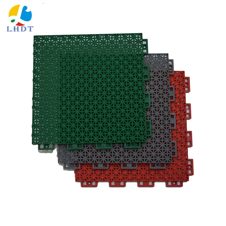 Anti-slip Outdoor Indoor PP Plastic Suspended Outdoor Tennis Basketball Interlocking Floor Decking Cover