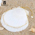 ICEBELA Summer Ancle Jewelry 925 Sterling Silver Ankle Luxury Pearl Anklets for Women 14K Gold Plated Ancle Chain Anklets