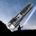 LO-201 White Laser Power Bank Rechargeable Zoom Flashlight 1000+ Lumens Long Range Waterproof ABS IP66 Emergency Use