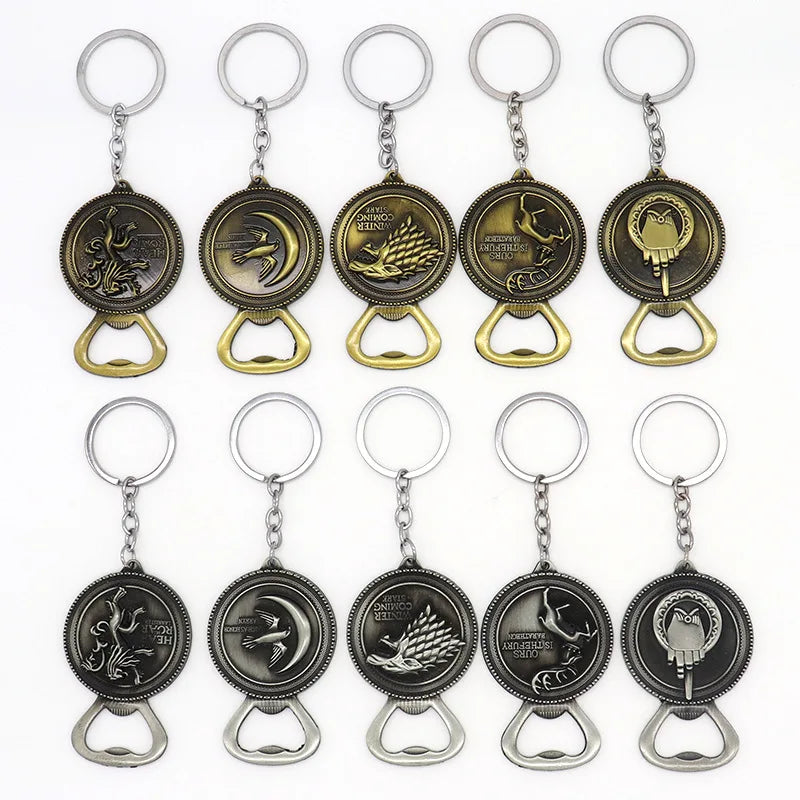 Best Friend Throne Beer Bottle Opener GTS0101 Family Badge Metal Game Corkscrew for Celebrations