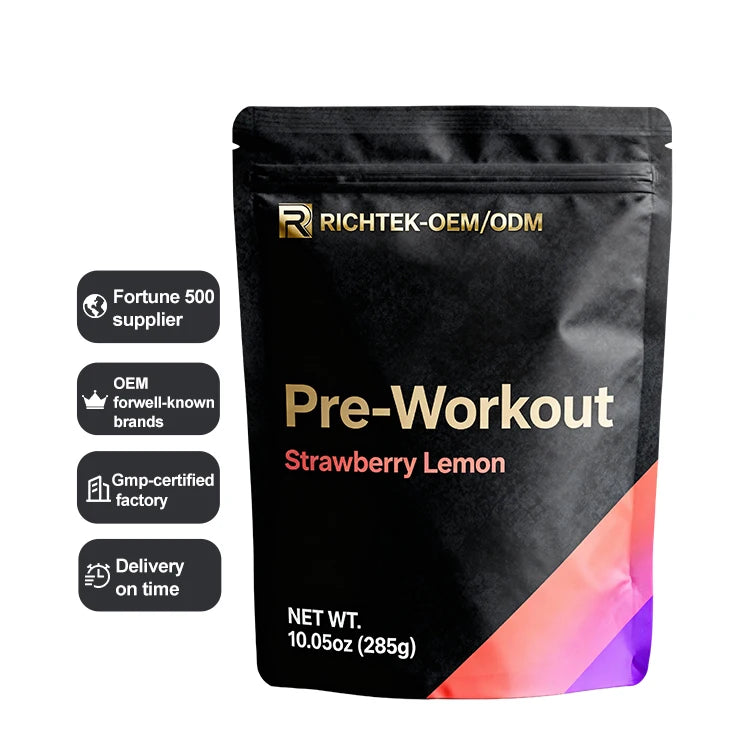 Private Label Pre-Workout Powder OEM | High Intensity Energy Complex with Beta-Alanine | Custom Logo Sports Supplement 300g