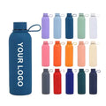 Hot Selling Double Wall Stainless Steel Water Bottle Rubber Paint Thermo Flask