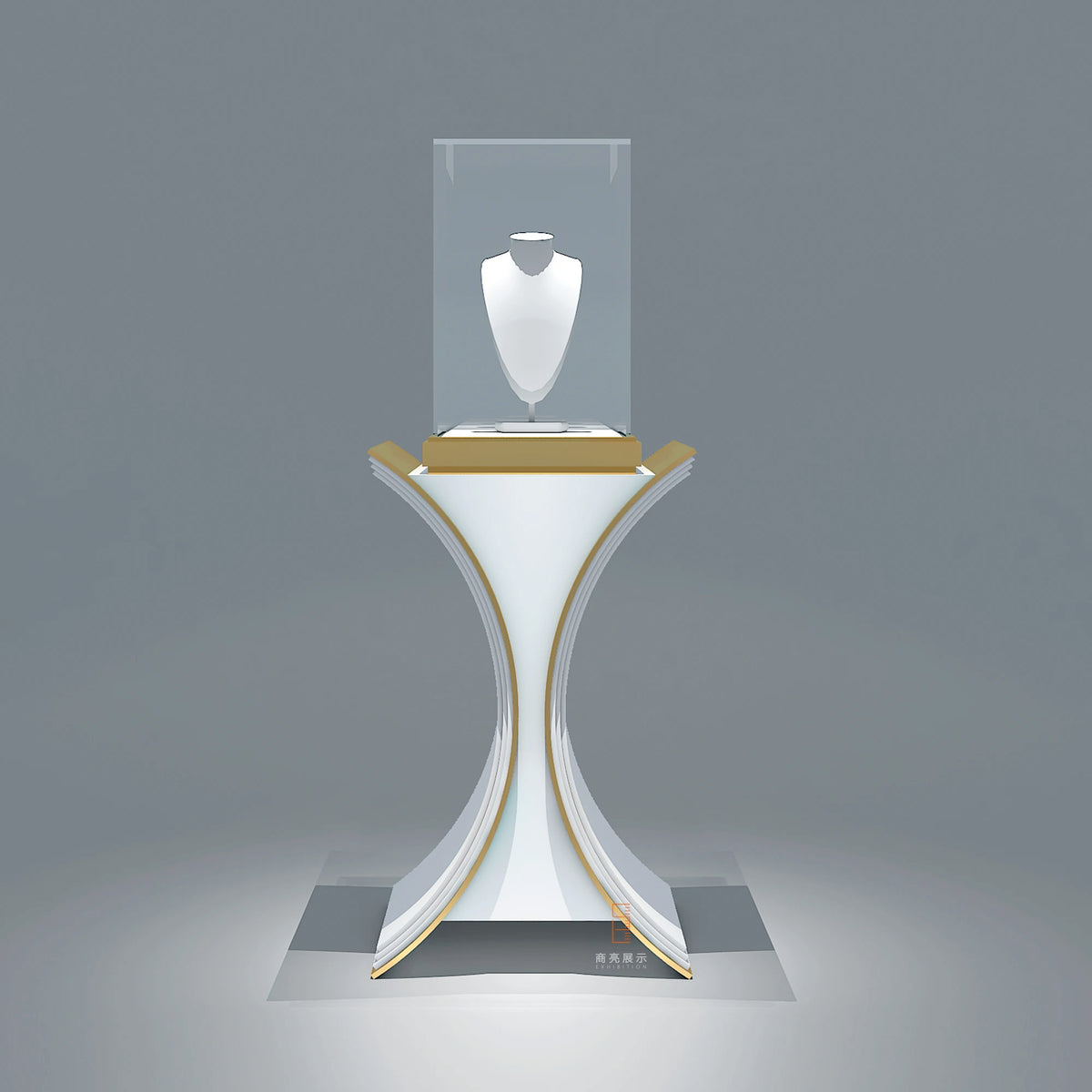 Jewelry Store showcase Necklace Jewelry Display Fashion Cabinet Earrings Rings Showcases Custom Display China Cabinets MegaBDM