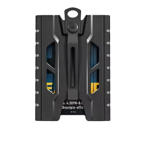 2023 Durable Polycarbonate ID Credit Holder Hot Wallet with 4 Card Slots and Metal Clip