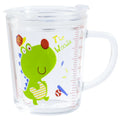 Madou 350ml Cartoon Sippy Cup Cute Eco-friendly Glass Travel Mug with Handle Back to School Children