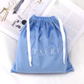 Custom Logo Printing Large Soft Velvet Hair Extension Packaging Gift Bag Drawstring Velvet Shoe Dust Pouch