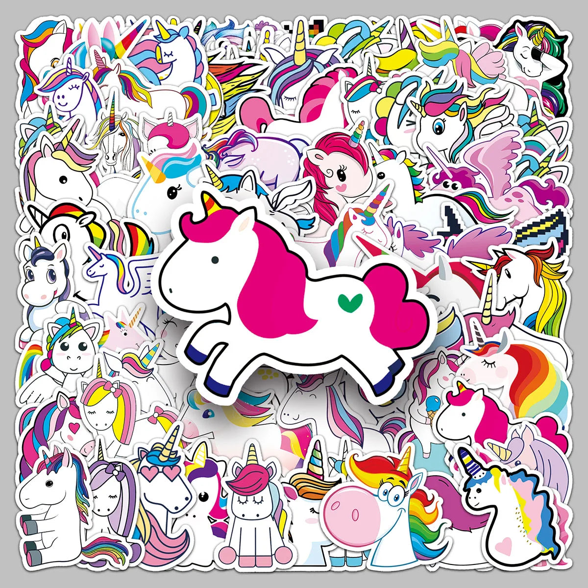 101PCS Factory Direct Sales Personality Trend Decorative Graffiti Rainbow Dash Stickers Camera Luggage Phone case Stickers
