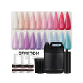 New Arrival HEMA-free Opal Glitter Builder Liquid Gel Builder Nail Extension Liquid Gel Self-leveling Building Coffin Nails
